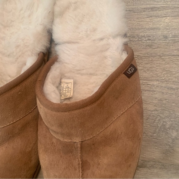 UGG Mens Scuff Suede Sheepskin Slip On Slippers - Picture 9 of 11